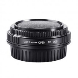 Lentes Canon FD a lente Canon EOS EF Adaptador de montura con vidrio óptico K&F Concept M13131
