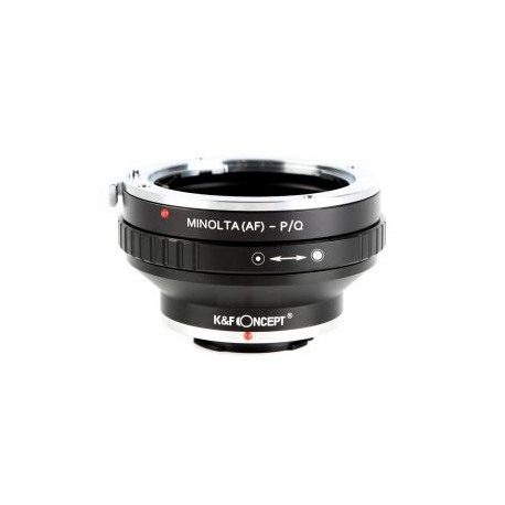 Lentes Minolta A / Sony A a adaptador de montura de lente Pentax Q con montura de trípode Adaptador de lente K&F Concept M22162