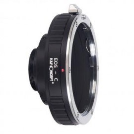 Lentes Canon EOS EF a adaptador de montura de lente C K&F Concept M12231 Adaptador de lente