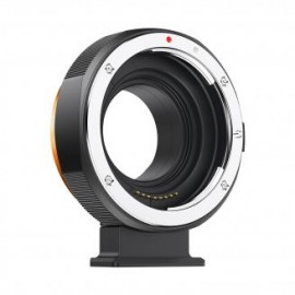 Lente con montura Canon EF/EF-S a anillo adaptador electrónico de cámara con montura FX individual Fuji Micro para enfoque auto