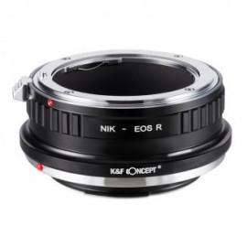 Lentes Nikon F a Canon EOS R Adaptador de montura de lente K&F Concept M11194 Adaptador de lente