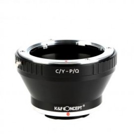 Lentes Contax Yashica a adaptador de montura de lente Pentax Q K&F Concept M14161 Adaptador de lente