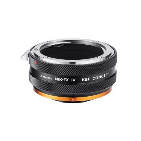 Anillo adaptador K&F Concept Nikon F Lens Mount to Fuji X Camera Body, laca mate, NIK-FX IV PRO