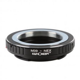 Lentes M39 a Sony NEX E Adaptador de montura de lente K&F Concept M19101 Adaptador de lente