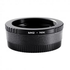 Lentes M42 a adaptador de montura de lentes Nikon F con vidrio óptico Adaptador de lentes K&F Concept M10171