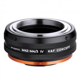 Lente serie M42 a cámara con montura serie M4/3, adaptador de montura de lente de alta precisión M42-M4/3 IV PRO
