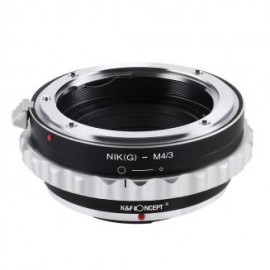 Lentes Nikon G/F/AI/AIS/D a adaptador de montura de lente M43 MFT Adaptador de lente K&F Concept M18121