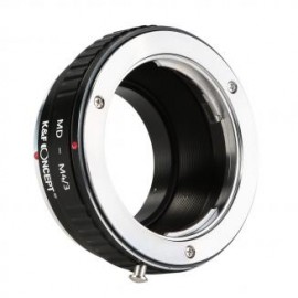 Lentes Minolta MD a adaptador de montura de lente M43 MFT Adaptador de lente K&F Concept M15121