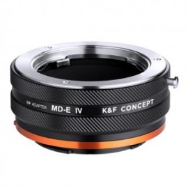 Lente de la serie Minolta (SR / MD / MC) a cámara con montura de la serie E de Sony, adaptador de montura de lente de alta prec