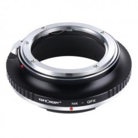 Lente de montura Nikon AI, AI S, serie F a cuerpo de cámara Fuji GFX Series Adaptador de montura de lente de cámara Adaptador d