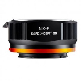 Adaptador Nikon a Sony para lente de montura Nikon AI F a cámara sin espejo con montura E NEX con diseño de barniz mate Compati