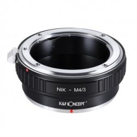 Adaptador de montura de lentes Nikon F a M43 MFT Adaptador de lente K&F Concept M11121
