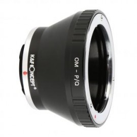 Lentes Olympus OM Zuiko a adaptador de montura de lente Pentax Q K&F Concept M16161 Adaptador de lente