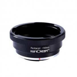 Pentacon 6 Kiev 60 Lentes a Nikon F Adaptador de montura de lente K&F Concept M27171 Adaptador de lente