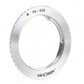 Lentes Pentax K a adaptador de montura de lente Canon EOS para adaptador de lente DSLR K & F Concept M17131