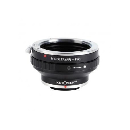 Lentes Minolta A / Sony A a adaptador de montura de lente Pentax Q Adaptador de lente K&F Concept M22161
