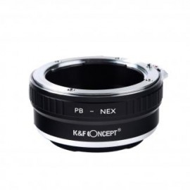 Lentes Praktica a adaptador de montura de lente Sony E K&F Concept M30101 Adaptador de lente