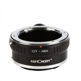 Lentes Contax Yashica a adaptador de montura de lente Sony E con montura de trípode Adaptador de lente K&F Concept M14102