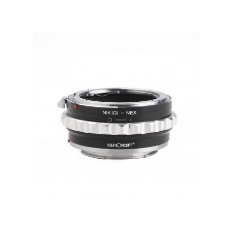 Lente de montura Nikon NIK(G) a cuerpo de cámara Sony E con diseño de barniz mate Montura de lente conceptual K&F Adaptador de 