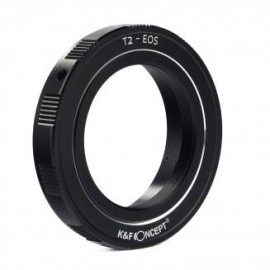 Lentes T2 a Canon EOS EF Adaptador de montura de lente K&F Concept M28131 Adaptador de lente