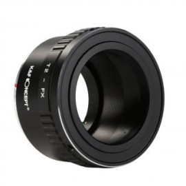 Adaptador de lentes con montura T2 a cámara con montura Fuji X