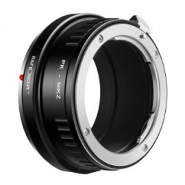 Lente Pentax PK Munt a cámara Nikon Z6 Z7 Adaptador de montura de lente K&F Concept