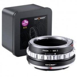 Lente Pentax (PK/DA) a Nikon Z Series Mount Camera Adaptador de lente de alta precisión, PK/DA-NIK Z