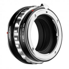 Lente de montura G AF-S a cámara Nikon Z6 Z7 Adaptador de montura de lente K&F Concept