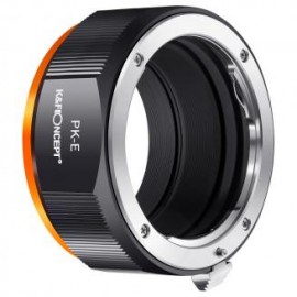 Adaptador de lente para lente de montura PK K a Sony NEX E-Mount con diseño de barniz mate, Sony NEX-3 NEX-3C NEX-3N NEX-5 NEX-