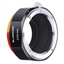 Adaptador de cámara Nikon AI F Mount Lens a Micro Four Thirds (MFT, M4/3) con barniz mate para Olympus Pen E-P1 P2 P3 P5 E-PL1 