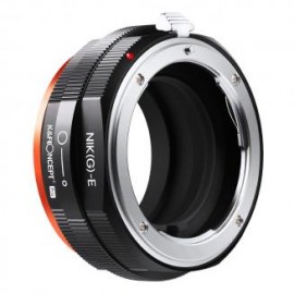 Lente G Mount F/AI/G a E-Mount/NEX Adaptador de montura de cuerpo de cámara con diseño de barniz mate Adaptador de montura de l