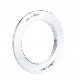 Lentes M42 a adaptador de montura de lente Nikon F K&F Concept M10171 Adaptador de lente