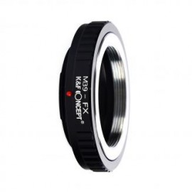 Lentes M39 a adaptador de montura de lente Fuji X Adaptador de lente K&F Concept M19111