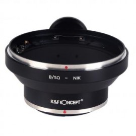 Lentes Bronica SQ a adaptador de montura de lente Nikon con montura de trípode Adaptador de lente K&F Concept M31171