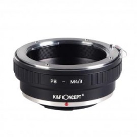 Lentes Praktica a adaptador de montura de lente M43 MFT Adaptador de lente K&F Concept M30121