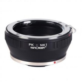 Lentes Pentax K a Nikon 1 Adaptador de montura de lente K&F Concept M17201 Adaptador de lente