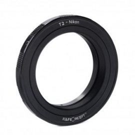 Lentes T2 a Nikon F Adaptador de montura de lente K&F Concept M28171 Adaptador de lente