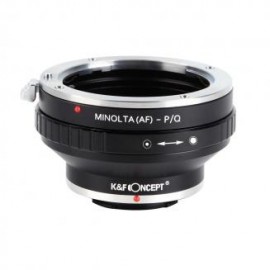 Lentes Minolta A / Sony A a adaptador de montura de lente Pentax Q Adaptador de lente K&F Concept M22161