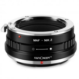 Minolta MA Lente de montura AF a cámara Nikon Z6 Z7 Adaptador de montura de lente K&F Concept