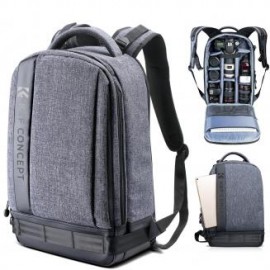 13L Mochila para Cámara Reflex y Equipo Fotográfico, Compatible con Cámaras/Drone + Obejetivos + 14