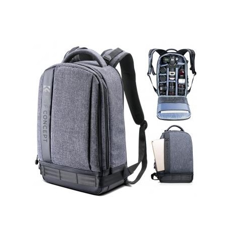 13L Mochila para Cámara Reflex y Equipo Fotográfico, Compatible con Cámaras/Drone + Obejetivos + 14