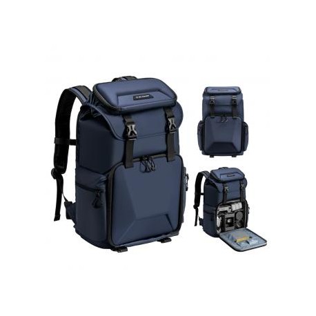 26L Mochila para Cámara DSLR/SLR con Compartimento para Portátil de 15,6, Azul Oscuro