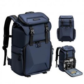 26L Mochila para Cámara DSLR/SLR con Compartimento para Portátil de 15,6, Azul Oscuro