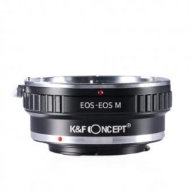 Objetivos Canon EF a Canon EOS M Adaptador de montura de objetivo K&F Concept M12141 Adaptador de objetivo