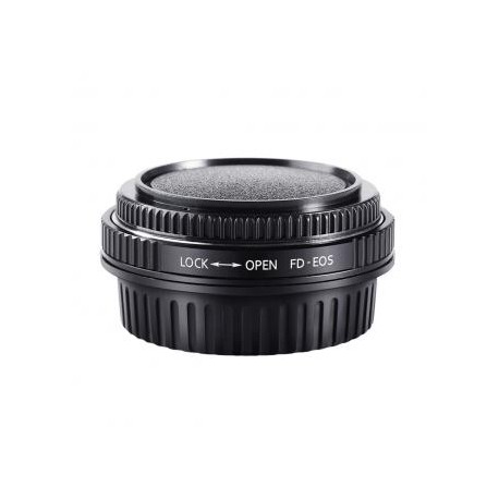 Lentes Canon FD a lente Canon EOS EF Adaptador de montura con vidrio óptico K&F Concept M13131