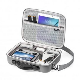 STARTRC DJI DJI Mini 3 PRO Bolsa de almacenamiento de bolsa de mensajero portátil gris (para control remoto DJI RC con pantalla