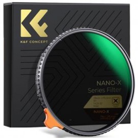 77mm Filtro 2 en 1 ND2-32 Variable(5 Pasos) y Black Mist 1/4, Serie Nano-X