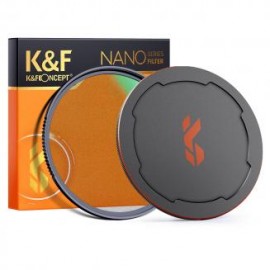 58mm Black Mist 1/4 + Tapa de Metal, Serie Nano-X