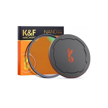 55mm Black Mist 1/4 + Tapa de Metal, Serie Nano-X