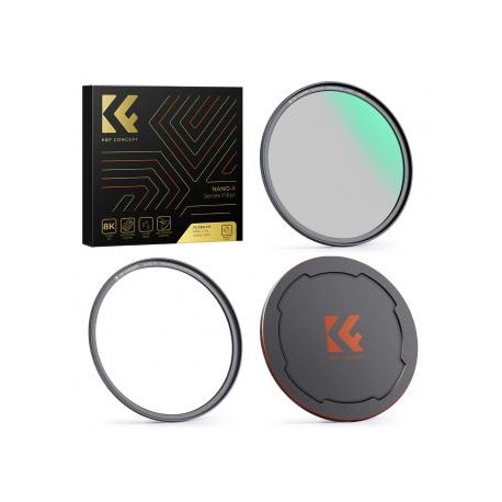 62mm Filtro Polarizador CPL Magnético + Anillo de Adaptador Magnético + Tapa de Lente Magnético, Serie Nano-X